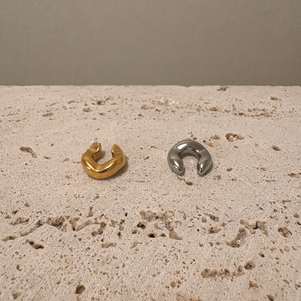 【金属アレルギー対応】イヤーカフwave_2色展開